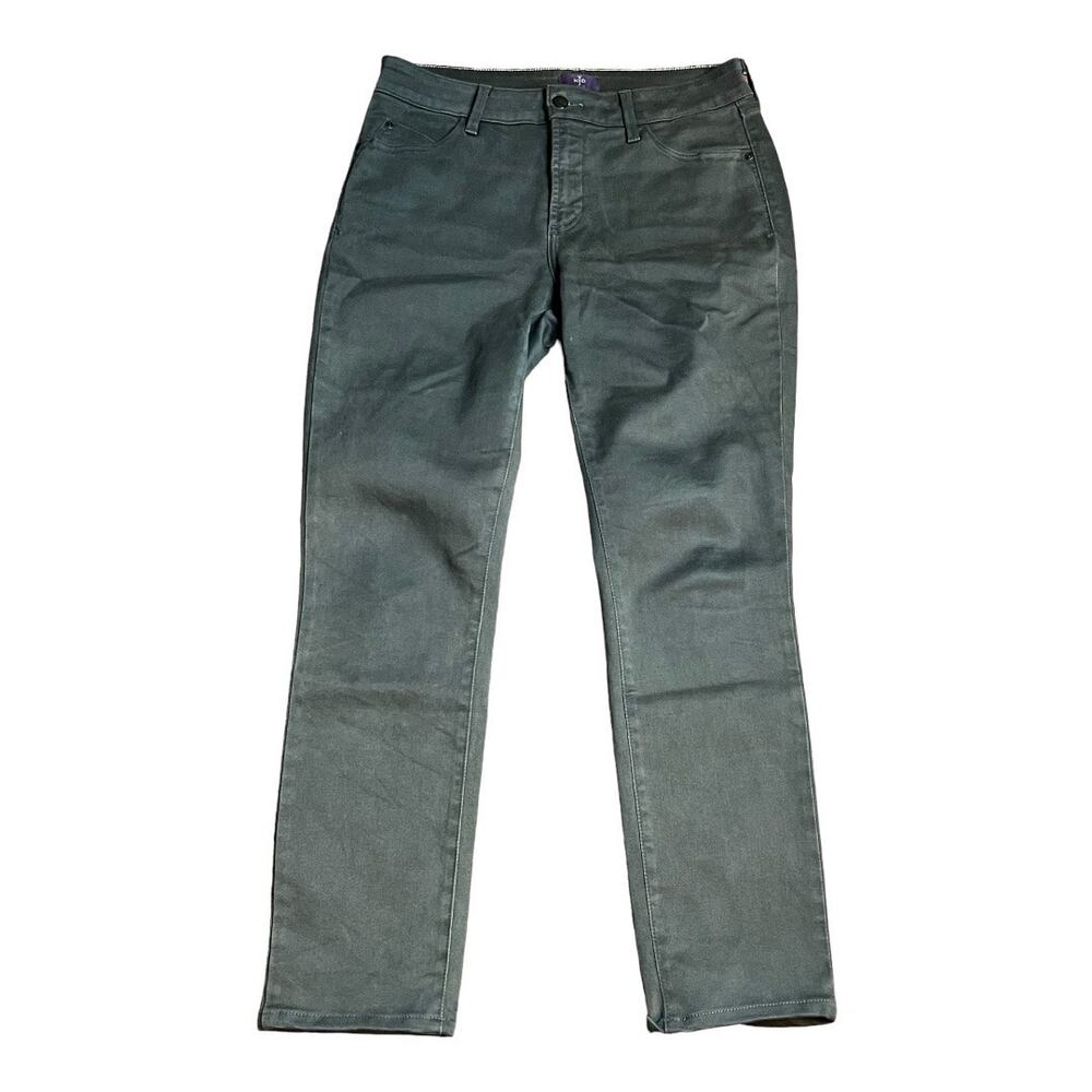 NYDJ Womens Jeans Not Your Daughters Jeans Stretch Leggings Charcoal Gray Grey 8